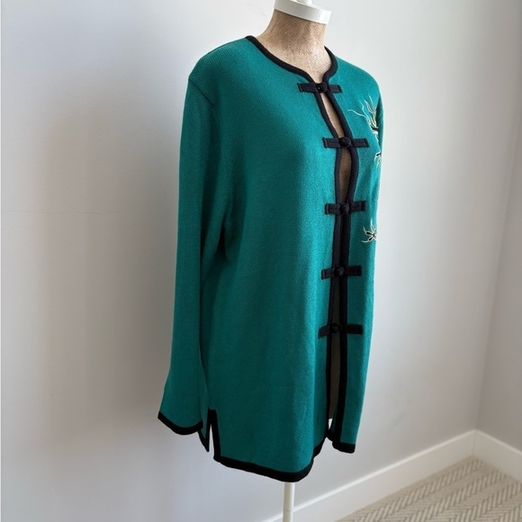 Bob Mackie Wearable Art Cardigan Sweater Large NWT - Picture 13 of 16